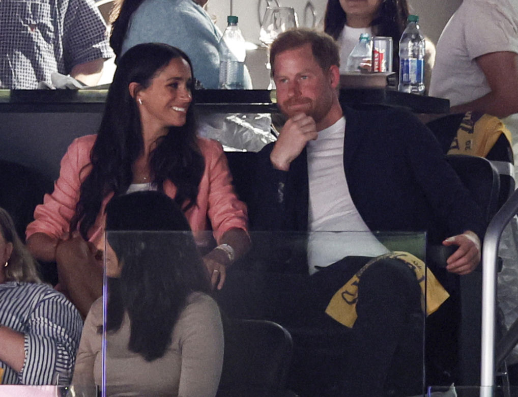 Meghan, Harry, mecz 