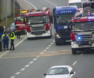Poważny wypadek na wschodniej obwodnicy Krakowa