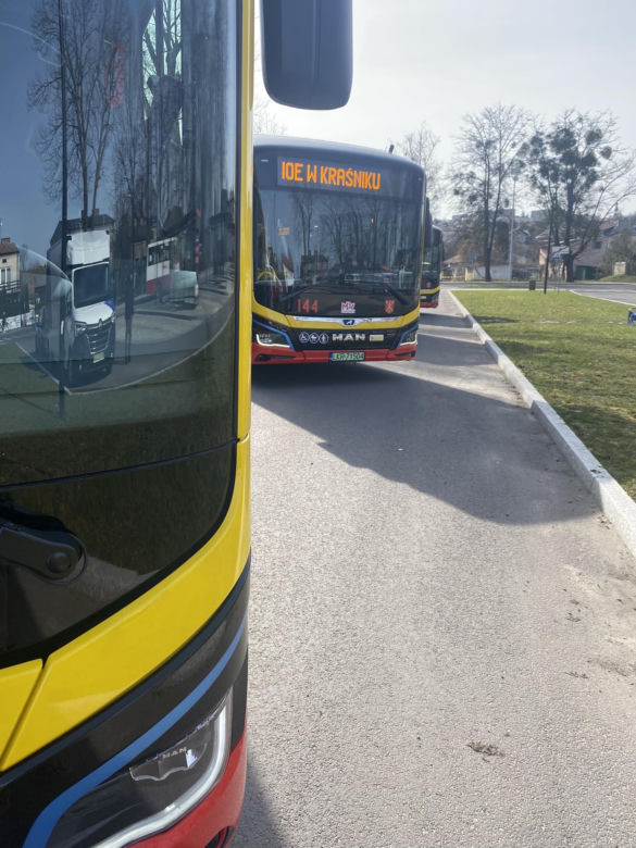 Prezentacja elektrycznych autobusów w Kraśniku