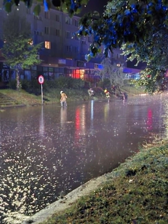 Zalane Starachowice. Widoki po burzy 1.07.2026