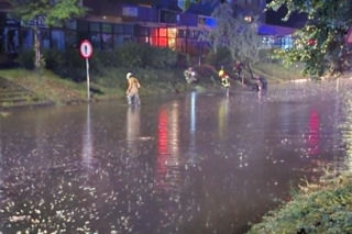Zalane Starachowice. Widoki po burzy 1.07.2026