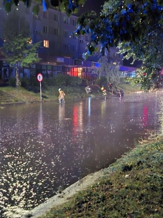 Zalane Starachowice. Widoki po burzy 1.07.2026