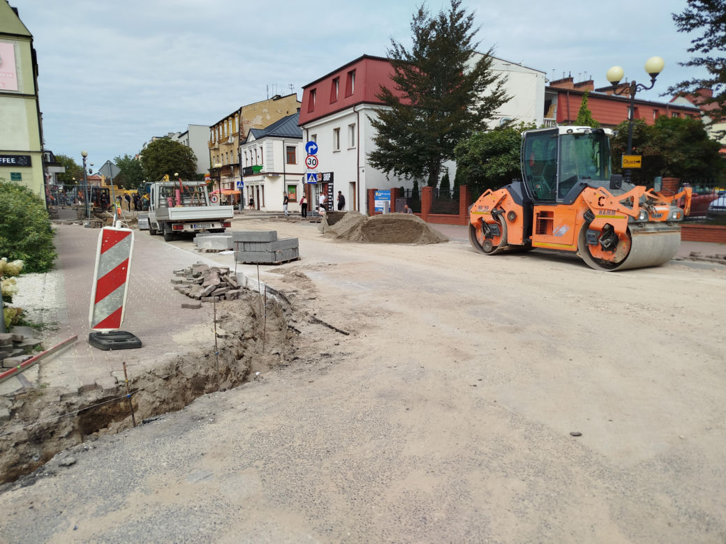 utrudnienia i roboty drogowe w Siedlcach