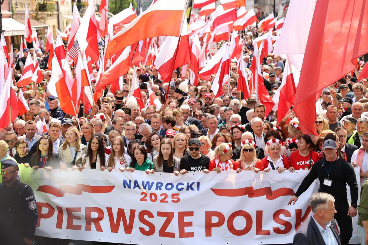  Jarosław Kaczyński na marszu Karola Nawrockiego