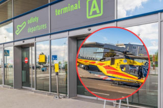 Akcja ratunkowa na lotnisku w Pyrzowicach. LPR w akcji