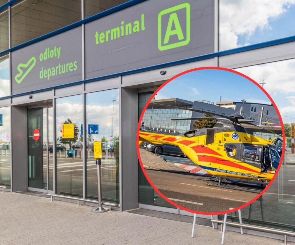 Akcja ratunkowa na lotnisku w Pyrzowicach. LPR w akcji