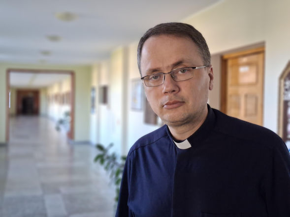 ks. Wojciech Parfianowicz, ojciec duchowny w WSD w Koszalinie