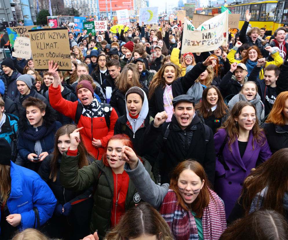 Młodzieżowy Strajk Klimatyczny w Warszawie