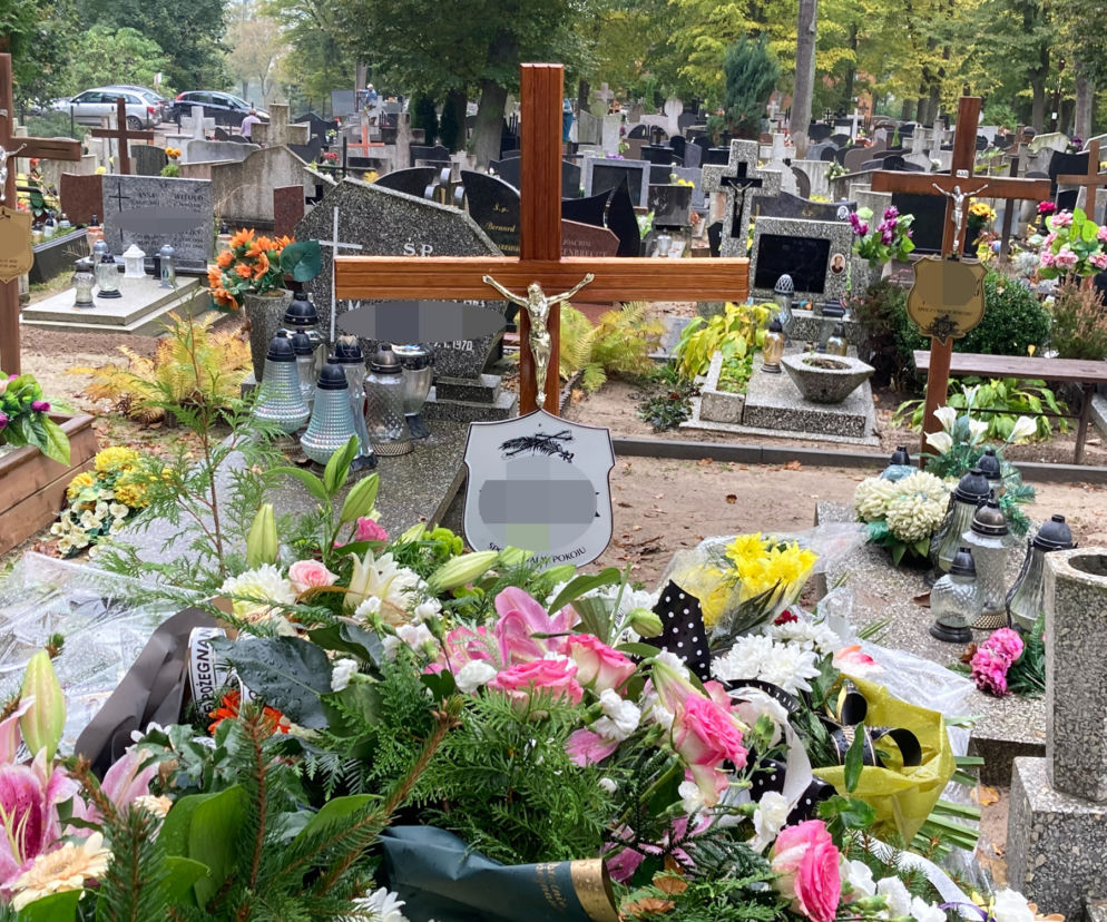 Grób kobiety zabitej przez pijanego muzyka z Ciechocinka