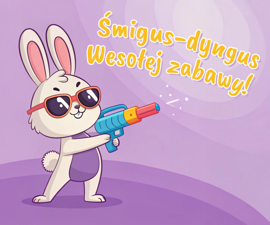 Kartki na Śmigus-dyngus. Obrazki na poniedziałek wielkanocny