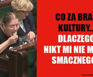 Krystyna Pawłowicz je w Sejmie MEMY
