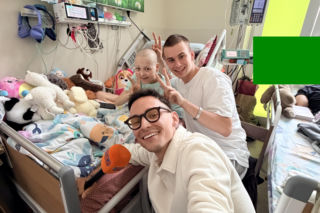 Mati Fuczyło i Łatwogang w szpitalu z Mają