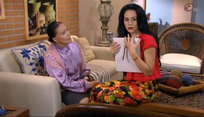 UKRYTA MIŁOŚĆ ostatni odcinek 165. Luciana (Zuria Vega), Matilde (Maricruz Najera)