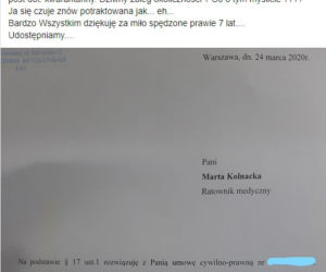 Zwolniona ratowniczka pogotowia