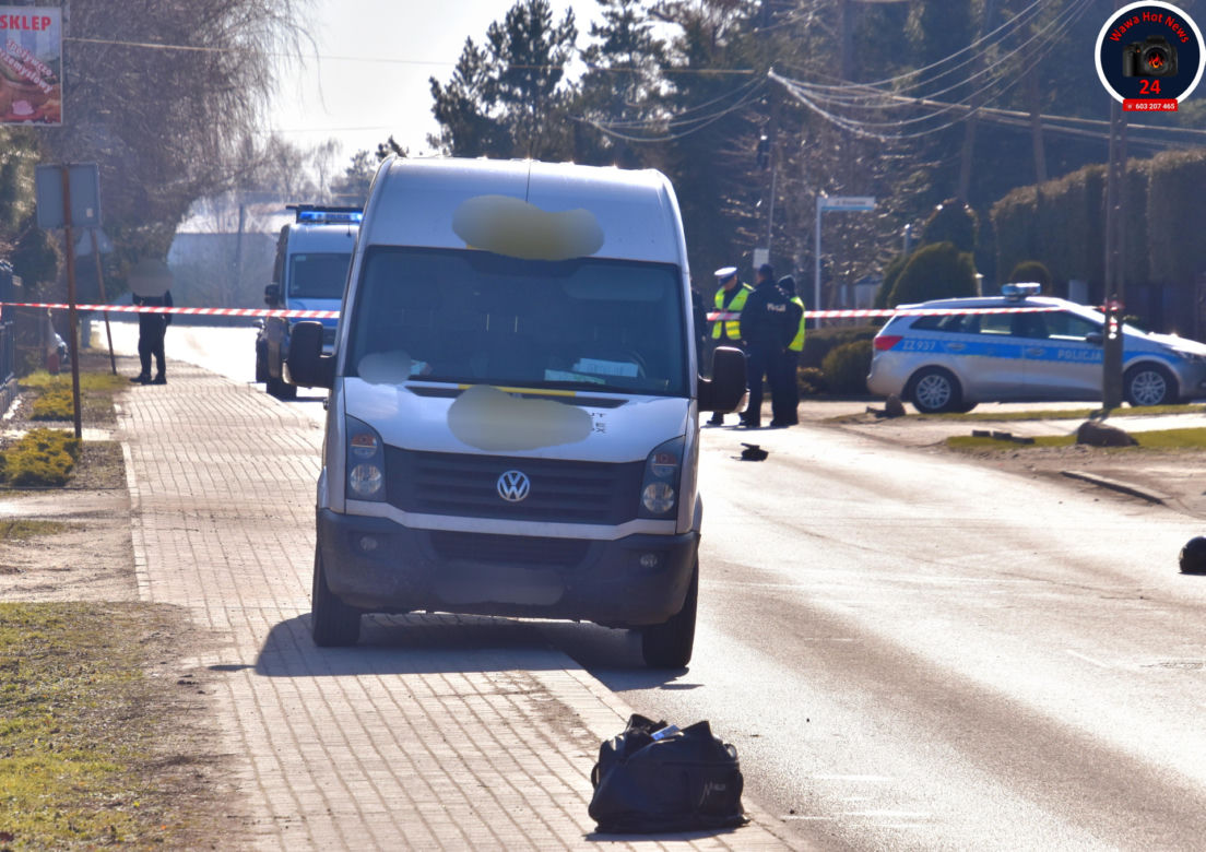 Dramatyczny wypadek w Janówku pod Tarczynem. Zginął motocyklista