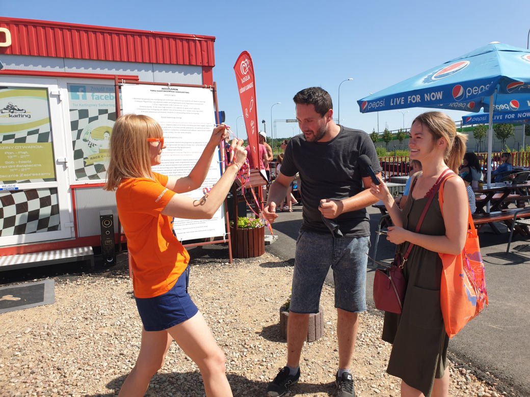 Eska Summer City na torze kartingowym Sadkarting