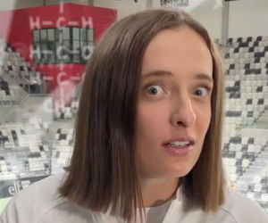 To pytanie wprawiło Igę Świątek w zakłopotanie. Nie wiedziała, co powiedzieć