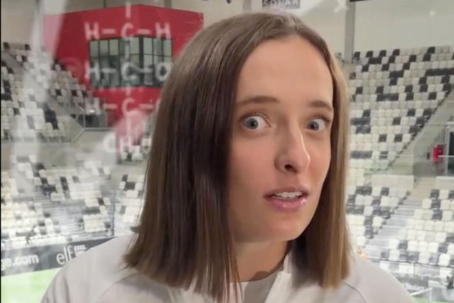 To pytanie wprawiło Igę Świątek w zakłopotanie. Nie wiedziała, co powiedzieć