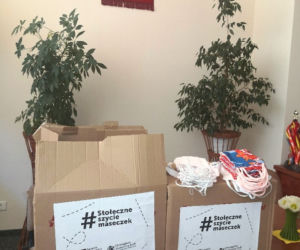 Harcerze przysłali maseczki strażnikom 