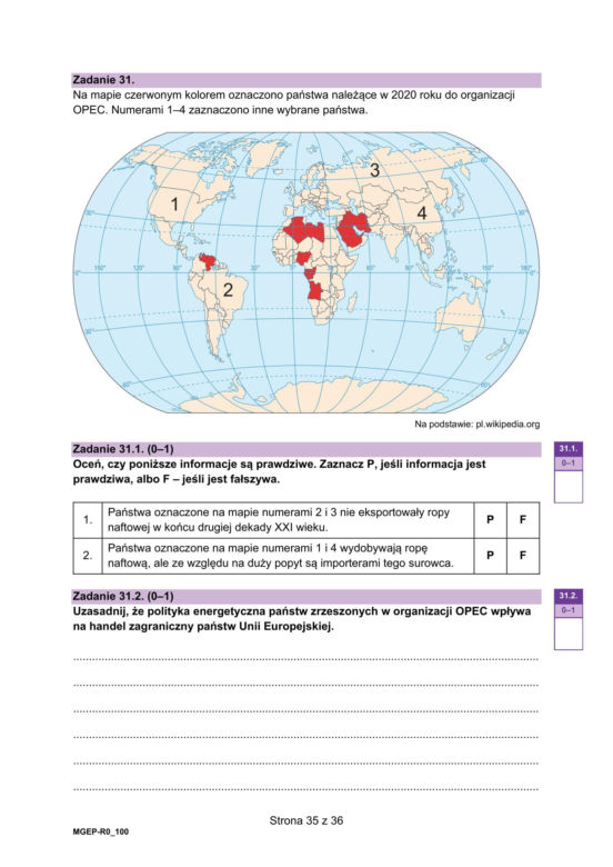 Matura 2024: geografia poziom rozszerzony. Arkusze CKE [NOWA FORMUŁA 2023]