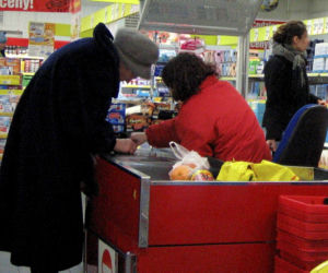 kasjer supermarket handel