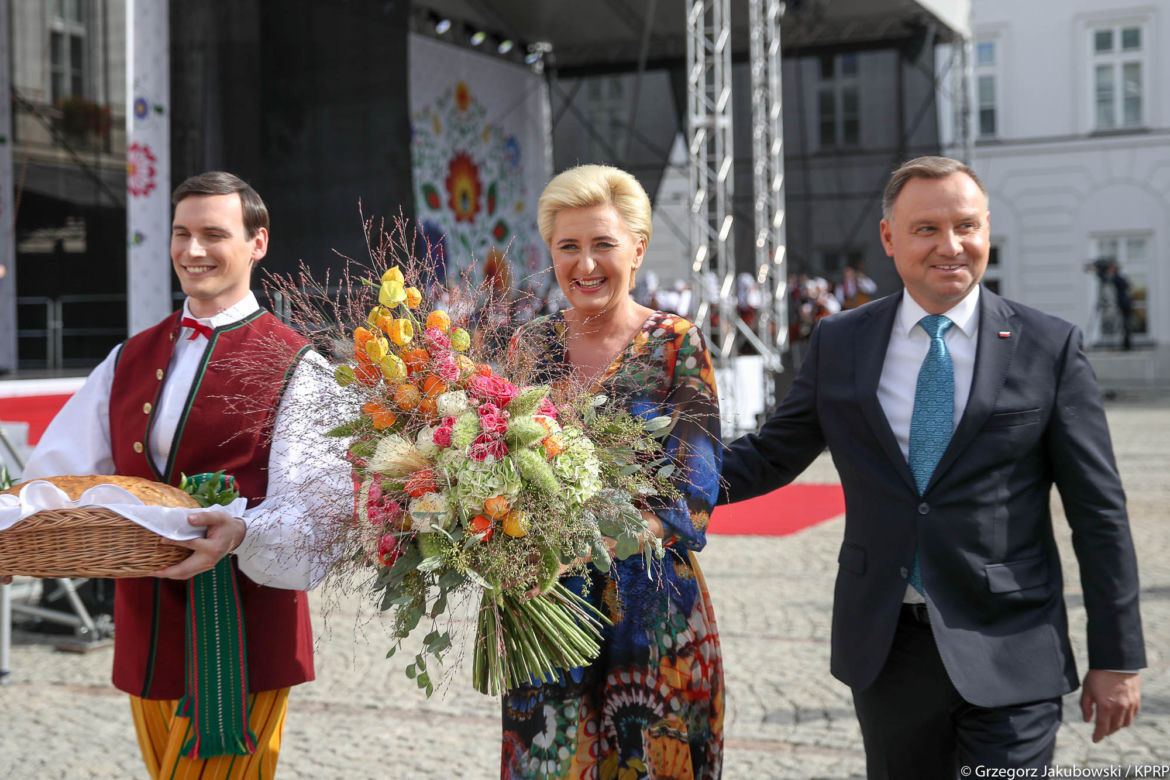 Para prezydencka na dożynkach