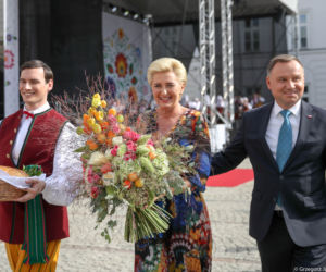 Para prezydencka na dożynkach