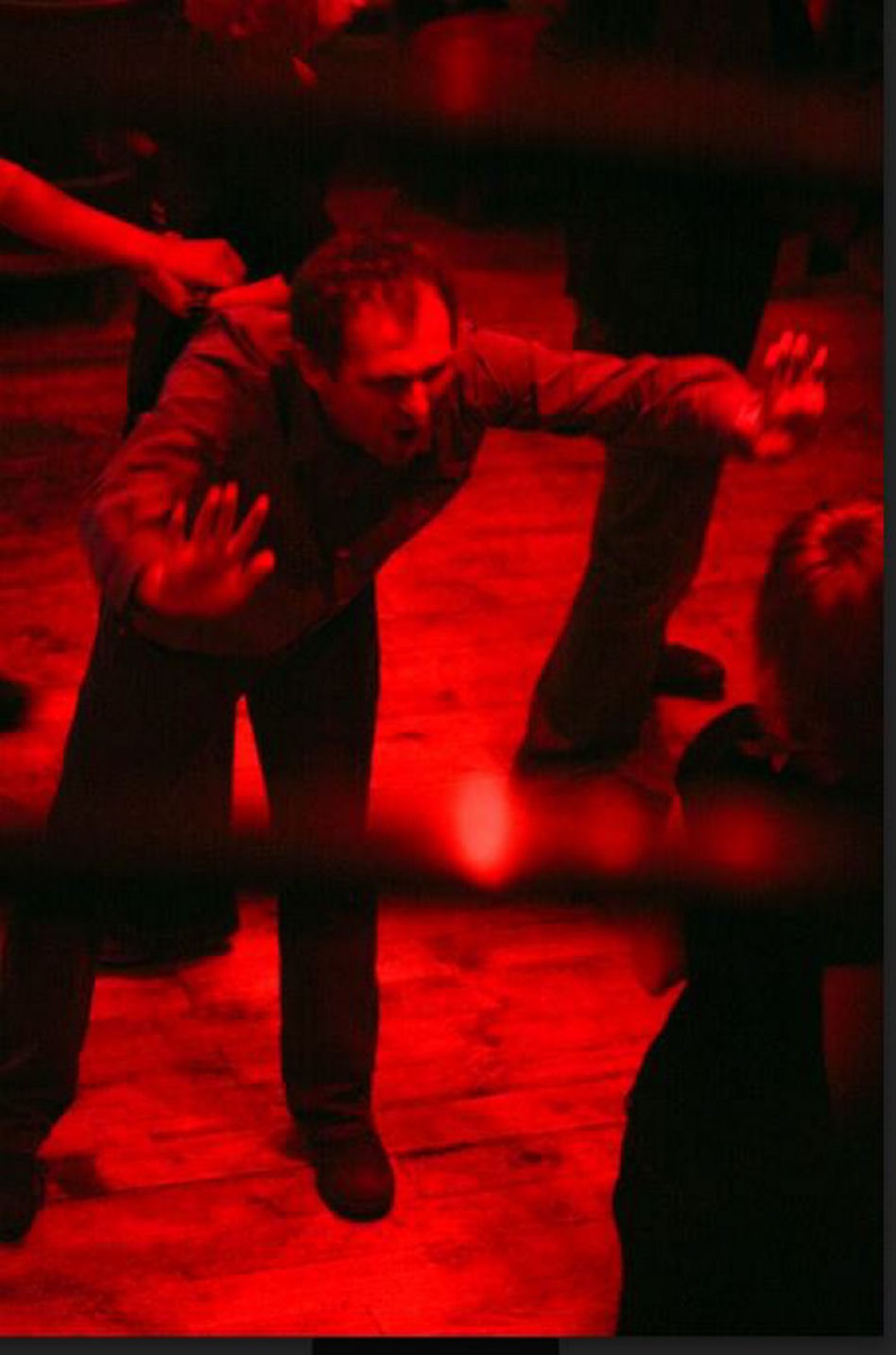 Andrzej Chyra podczas zabawy
