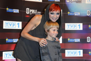 Anna Wyszkoni z synem Tobiaszem