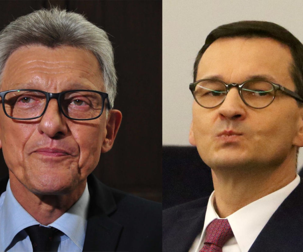Stanisław Piotrowicz i premier Mateusz Morawiecki 