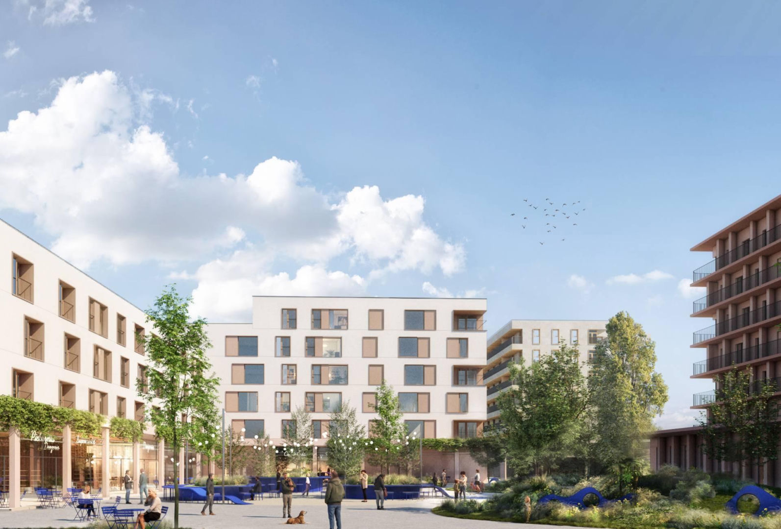 Wcześniejsza koncepcja firmy Archicom na działkę przy metrze Kabaty