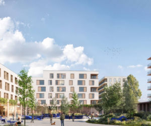 Wcześniejsza koncepcja firmy Archicom na działkę przy metrze Kabaty