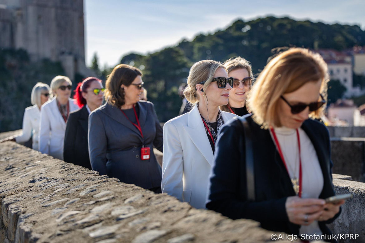 Pierwsze Damy w Chorwacji: Marta Nawrocka i Agata Duda