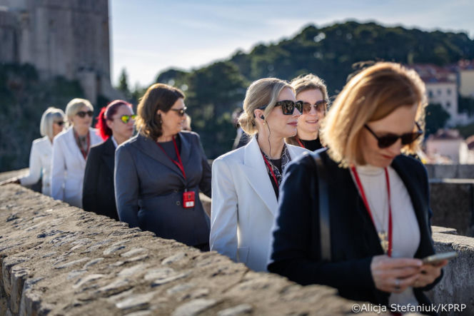 Pierwsze Damy w Chorwacji: Marta Nawrocka i Agata Duda