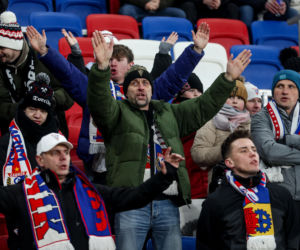 Górnik Zabrze - Pogoń Szczecin: Zdjęcia kibiców z meczu 22. kolejki PKO BP Ekstraklasy