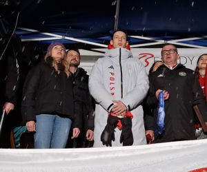 Powitanie Kacpra Tomasiaka w Bystrej 18.02.2026