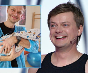 Aktor kabaretu Smile pokazał wyjątkowy kadr z porodówki. To jego PIĄTE dziecko. Andrzej, masz rozmach