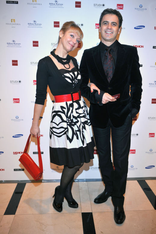 Piotr Polk i Magdalena Wołłejko