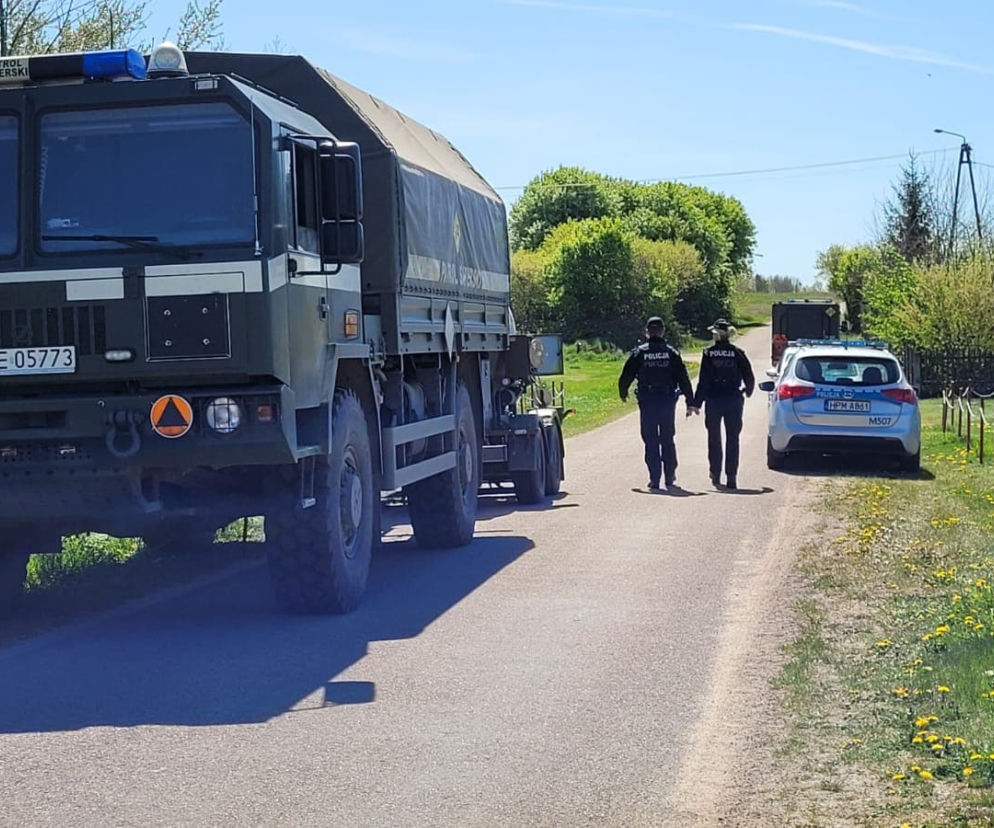 Mieszkańcy wsi muszą się ewakuować. Na polu znaleziono niewybuch