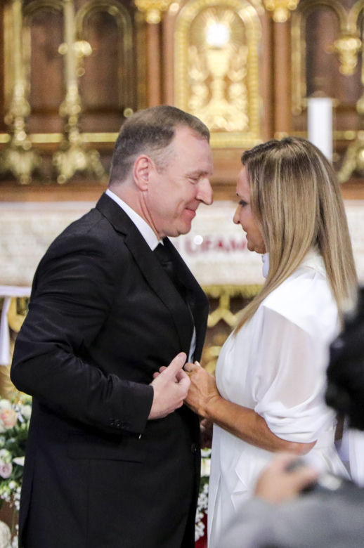 Jacek Kurski z żoną
