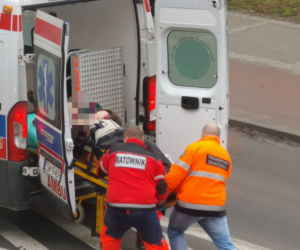 Starszy mężczyzna potrącony przez BMW