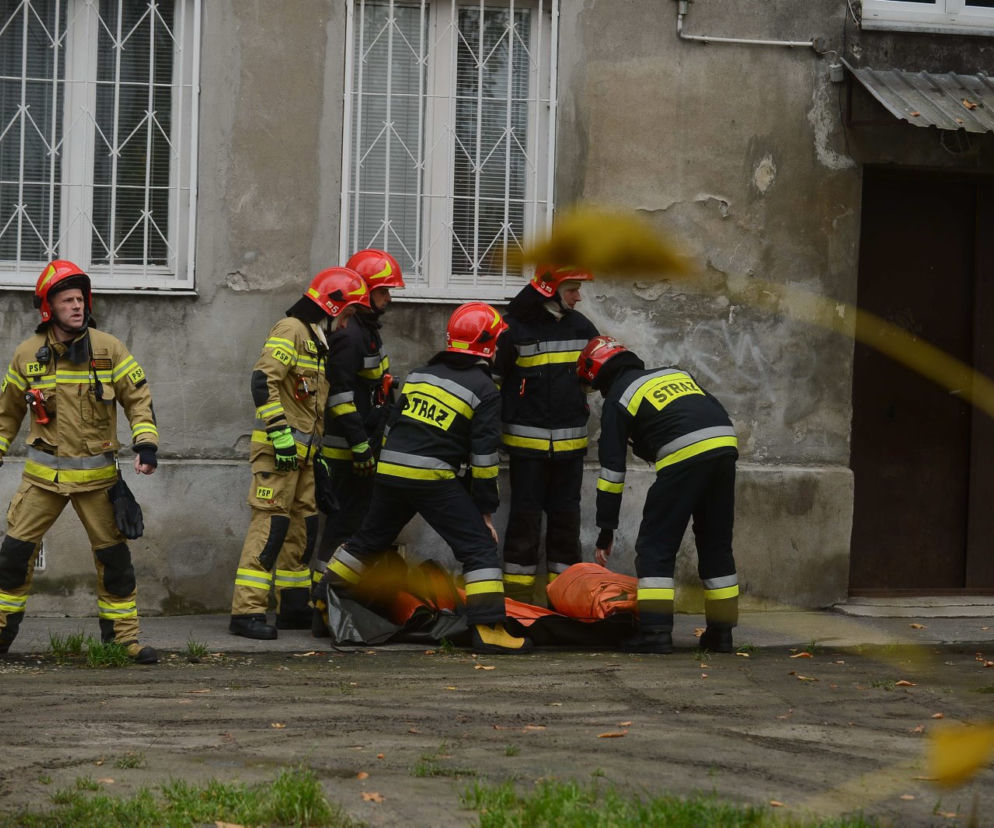 Próba samobójstwa przy ul.Grajewskiej w Warszawie