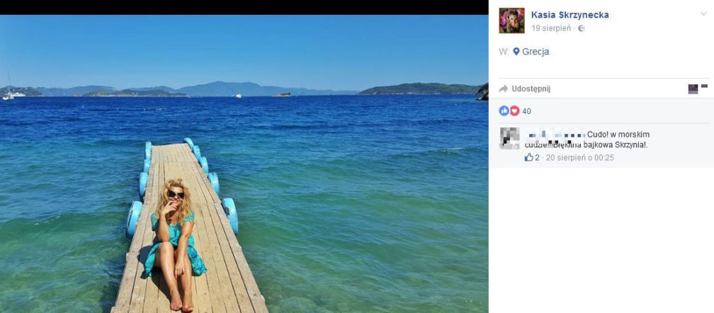 Katarzyna Skrzynecka w bikini