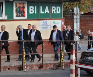 Spotkanie polityków PiS w siedzibie na ul.Nowogrodzkiej