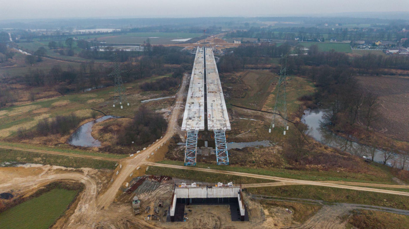 Budowa obwodnicy Oświęcimia ZDJĘCIA MARZEC 2024