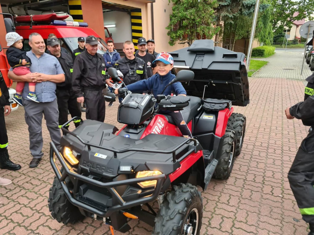Podlascy strażacy mają nowy sprzęt. Zgotowali mu gorące powitanie [ZDJĘCIA]