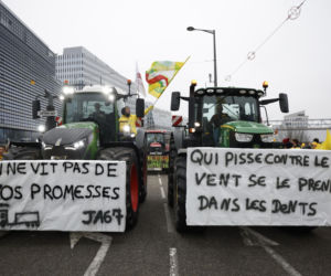 Rolnicy z całej Europy protestują w Strasburgu