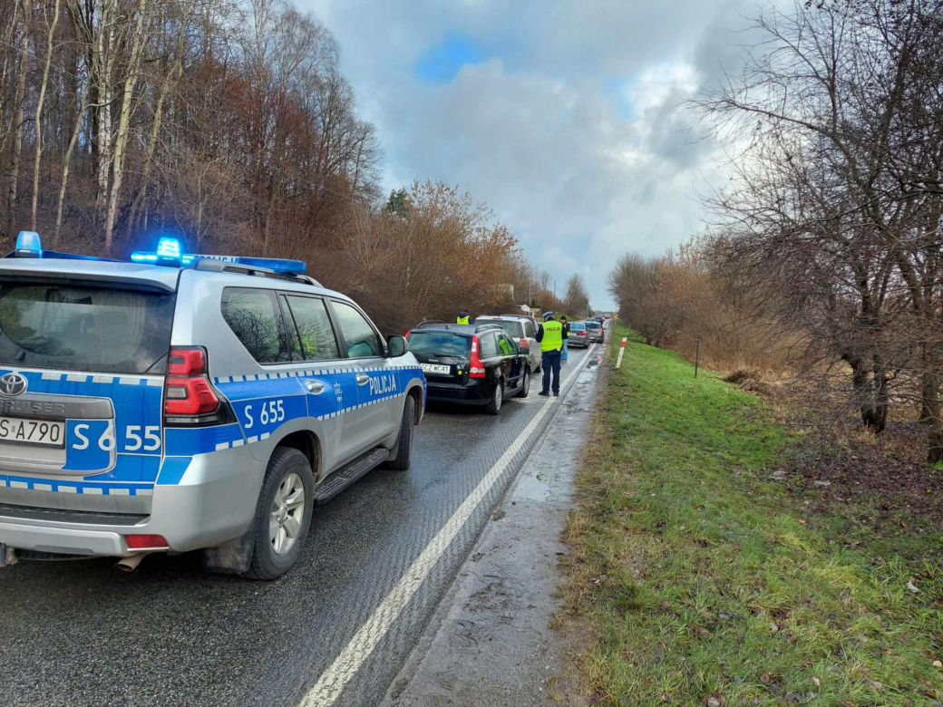 Mini karambol na drodze Starachowice - Wąchock
