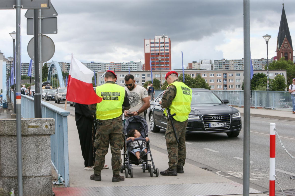 Tak kilka dni temu wyglądała granica Polski i Niemiec