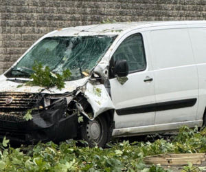 Auto Bubasa po nawałnicy 19 lipca